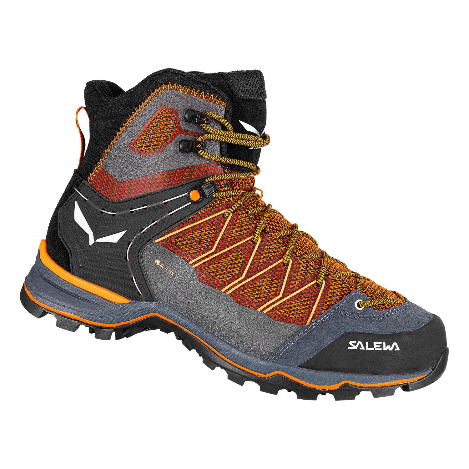 Salewa Men's Mountain Trainer Lite Mid GORE-TEX® Hiking Boots Black NHV-426590